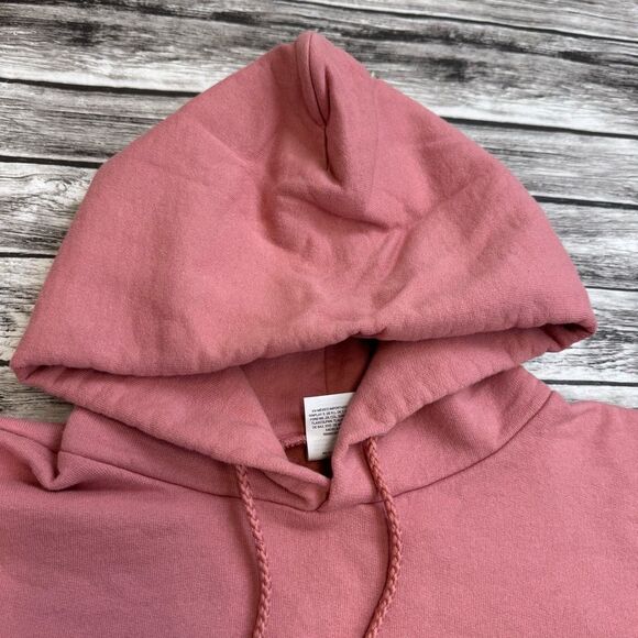 Hanes Women's Pullover Hoodie Drawstring Hood Kangaroo Pocket M Med Medium Pink - Picture 4 of 14